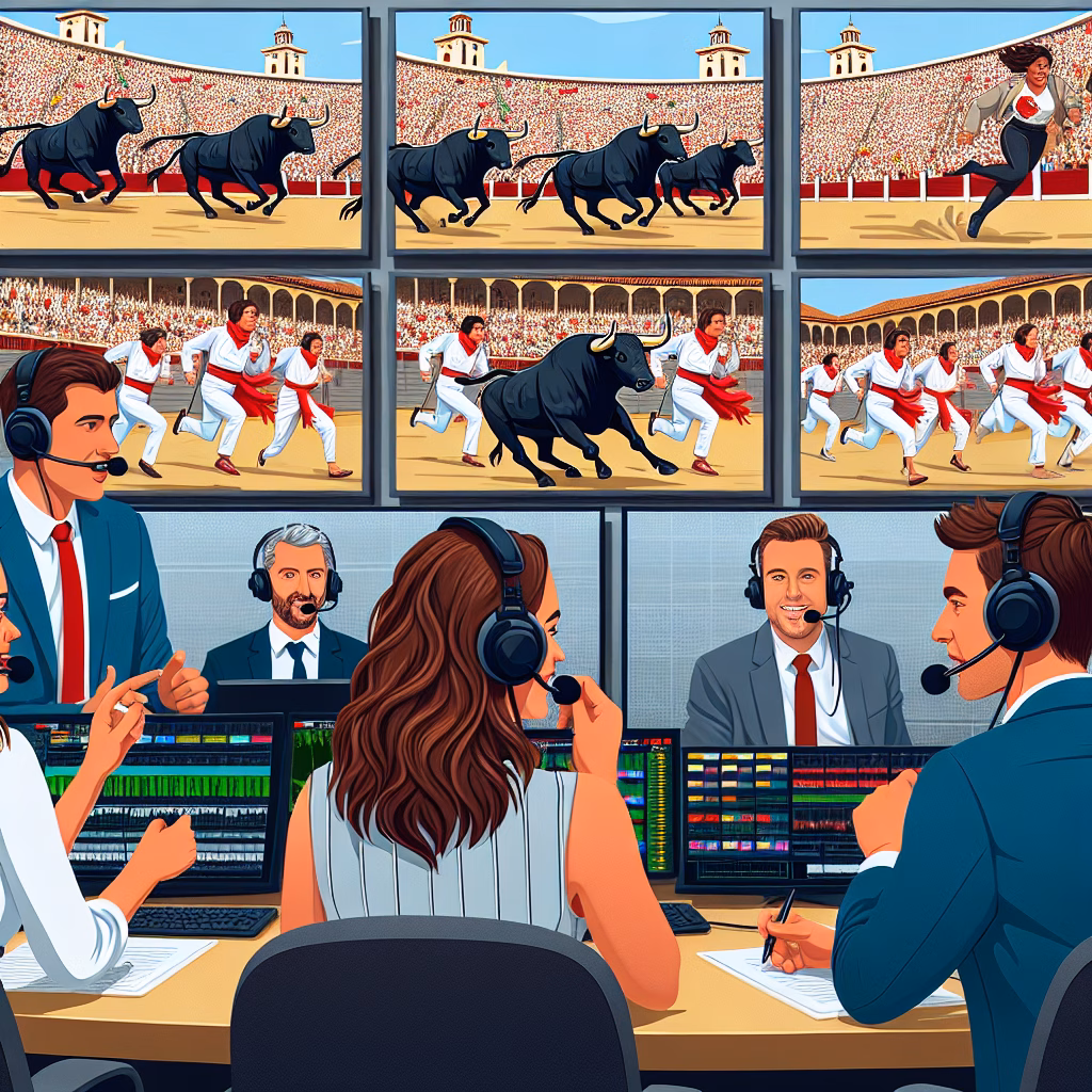 Cómo se retransmiten los encierros de San Fermín en televisión
