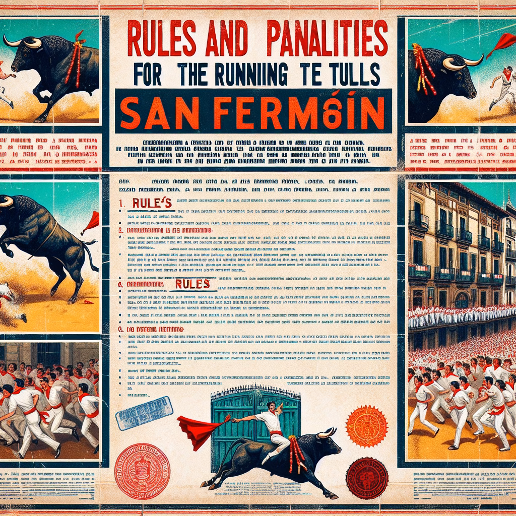 Reglas y sanciones en los encierros de San Fermín